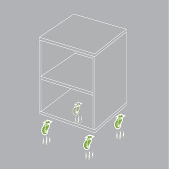 Comment réaliser votre meuble à roulettes ? | Leroy Merlin