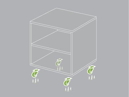 Comment réaliser votre meuble à roulettes ? | Leroy Merlin