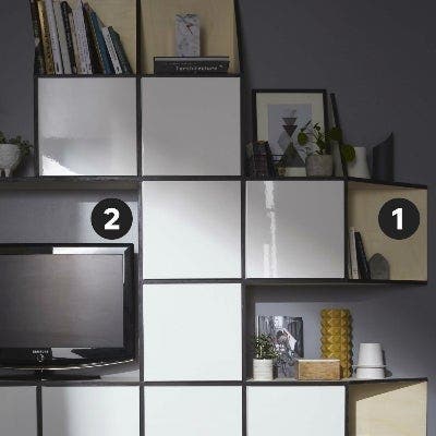 meuble t�l� leroy merlin