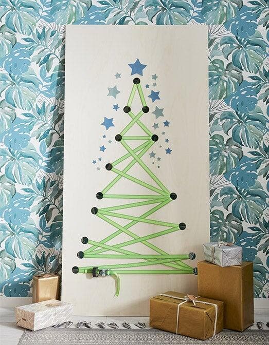 photo d'un sapin de noël gain de place