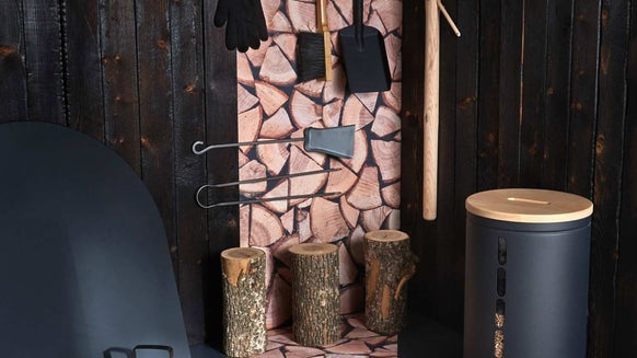 TEKEET Accessoires pour cheminée et poêle à bois - Support pour bois de  cheminée - Noir mat - 80 x 28 x 154 cm - Acier - Maison et jardin :  : Cuisine et Maison