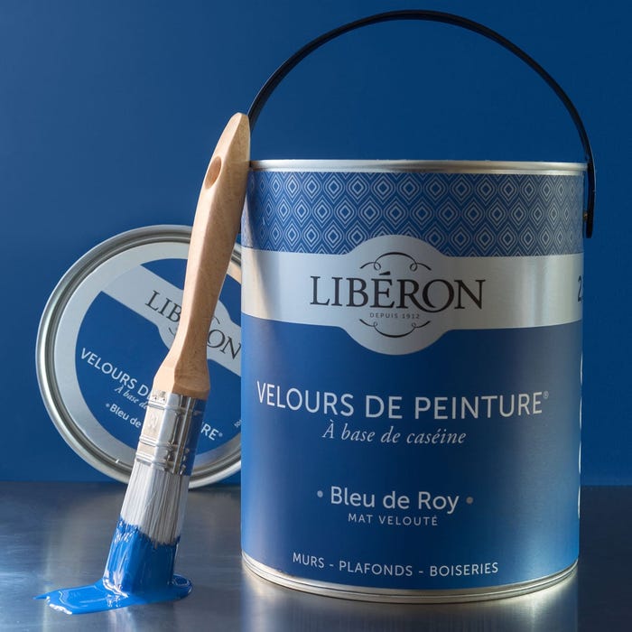 Peinture mur, plafond brun eiffel velours LIBÉRON Velours de peinture ...