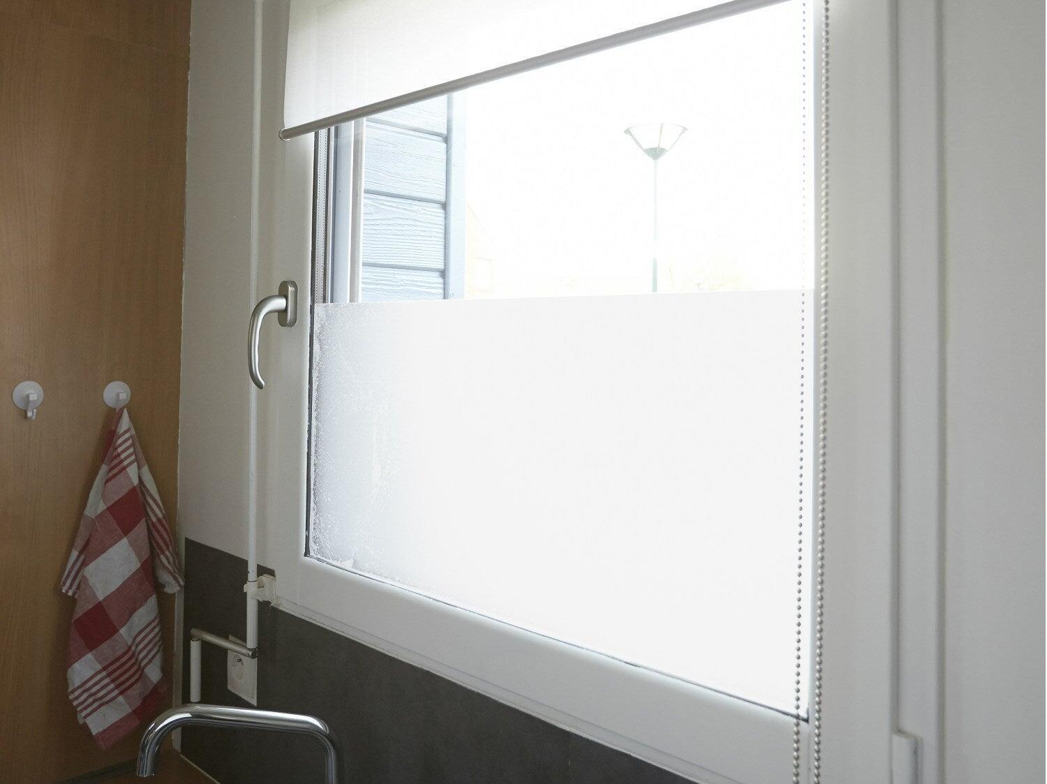 Film Fenêtre Anti Chaleur Transparent de L'Extérieur, Autocollant