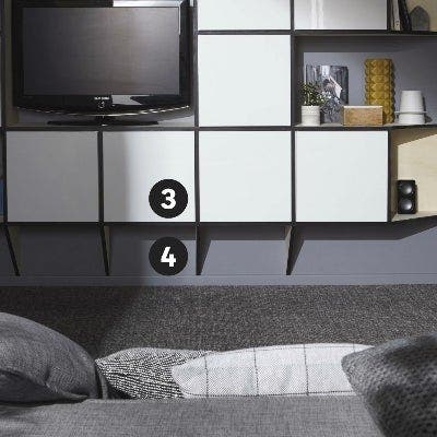 meuble t�l� leroy merlin