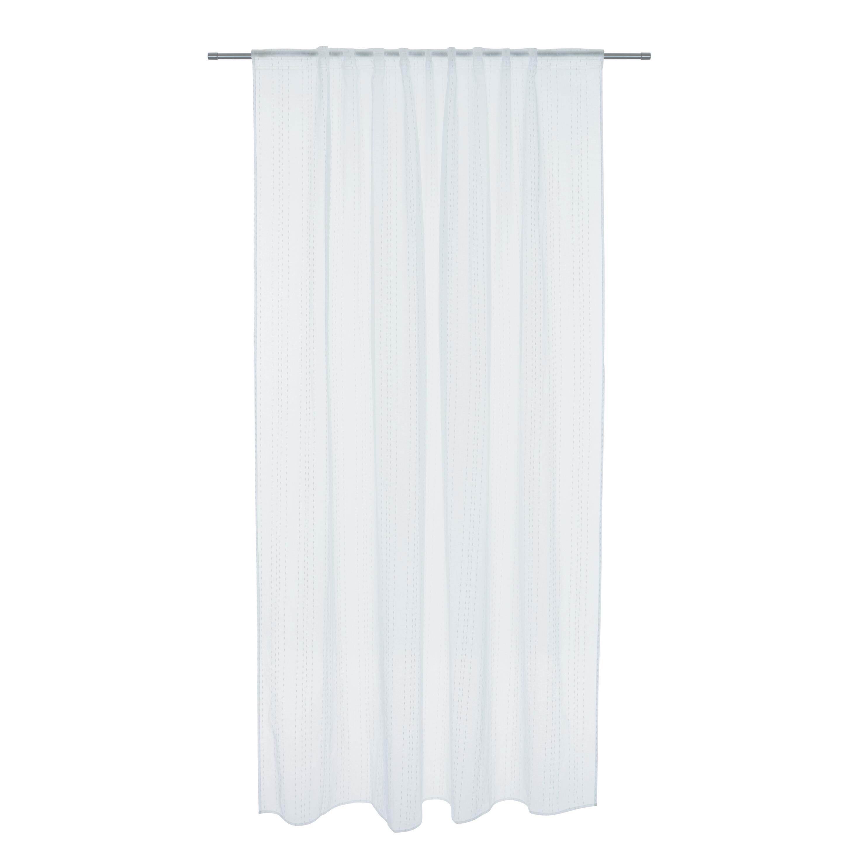 Tenda INSPIRE Livia bianco, fettuccia e passanti nascosti 200x280 cm - 7