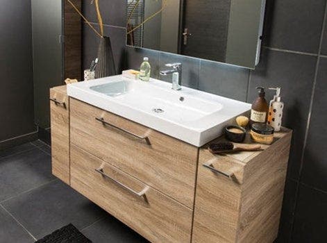 Photo d'un meuble vasque