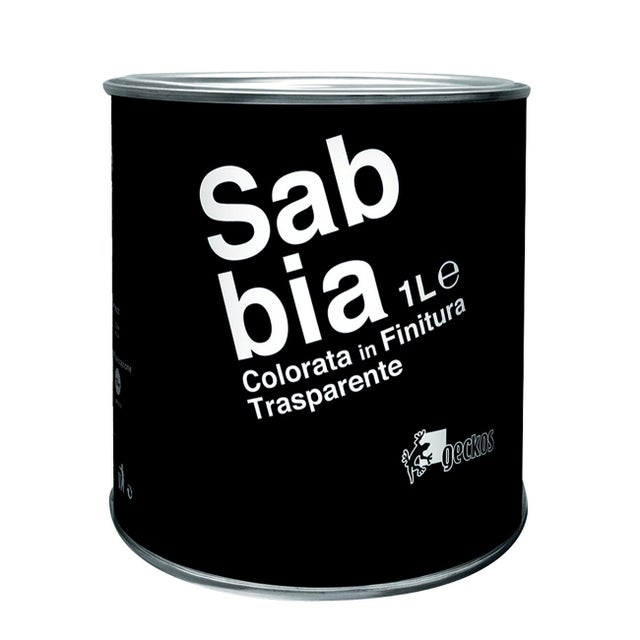 Finitura 1 L trasparente sabbiata grigio