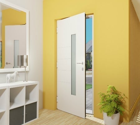 Blanche et lumineuse à l'intérieur, elle s'adaptera parfaitement à votre entrée - 1