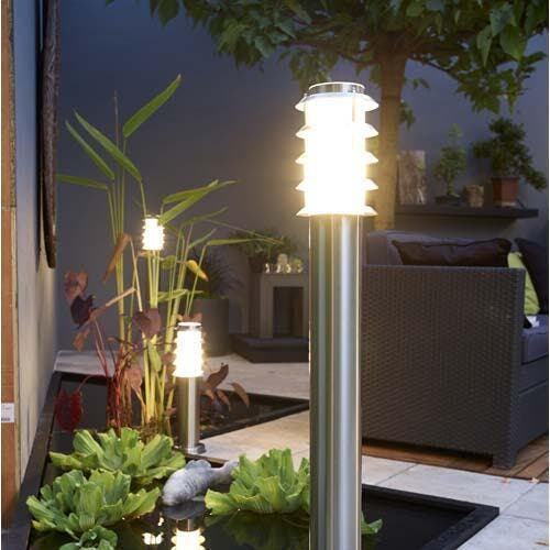 Lampe d'extérieur, lampadaire, lampe de jardin, lampadaire, verre