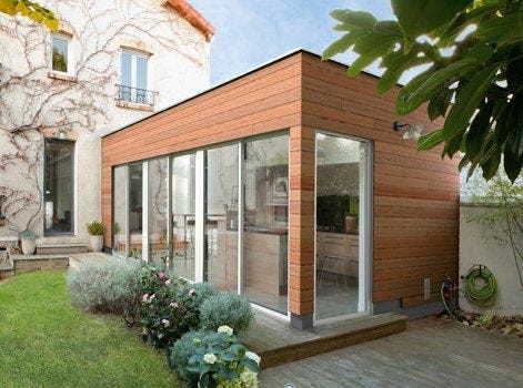 Photo d'une extension de la maison