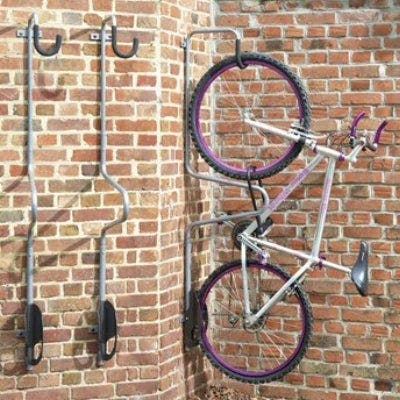Porte-vélos Plafond 640 Lbs - 8 Crochets Réglables - Idéal Garage - Noir