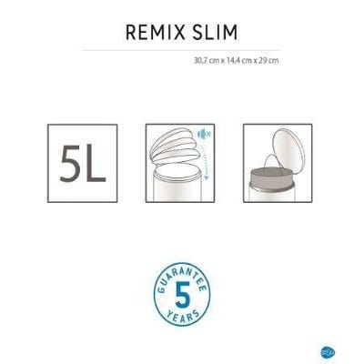 Poubelle élégante et fonctionnelle  