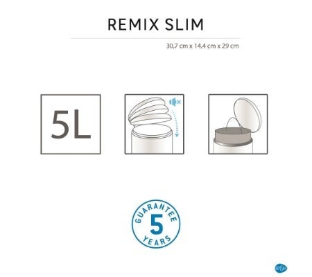 Poubelle élégante et fonctionnelle   - 1