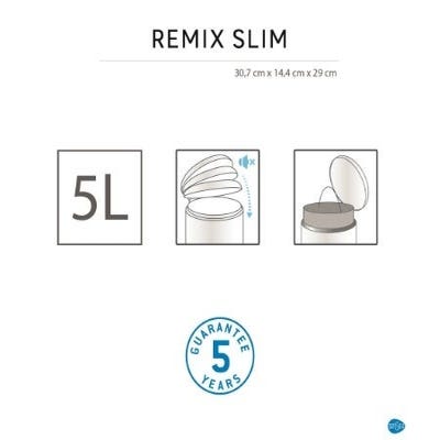 Poubelle élégante et fonctionnelle  