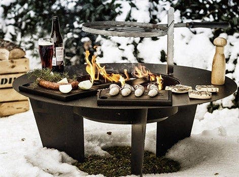Tisonnier à Charbon De Bois 45,8 Cm – Acier Inoxydable, Pour Barbecue, Cheminée, Brasero