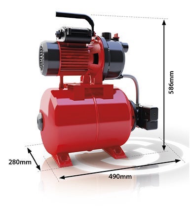 STERWINS Booster Dimensões 3800 l/h 900W 24L - 4