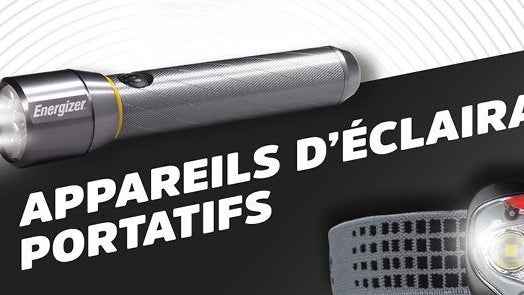 Appareils d’éclairage portatifs