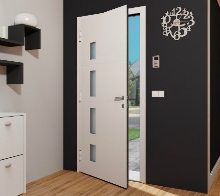 Blanche et lumineuse à l'intérieur, elle s'adaptera parfaitement à votre entrée - 1