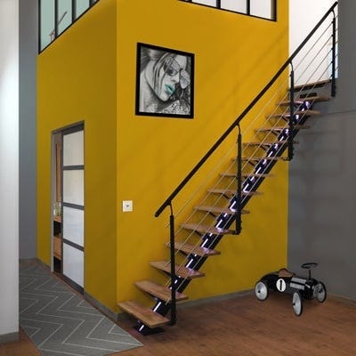 Le Mona : un escalier aux lignes fluides et épurées