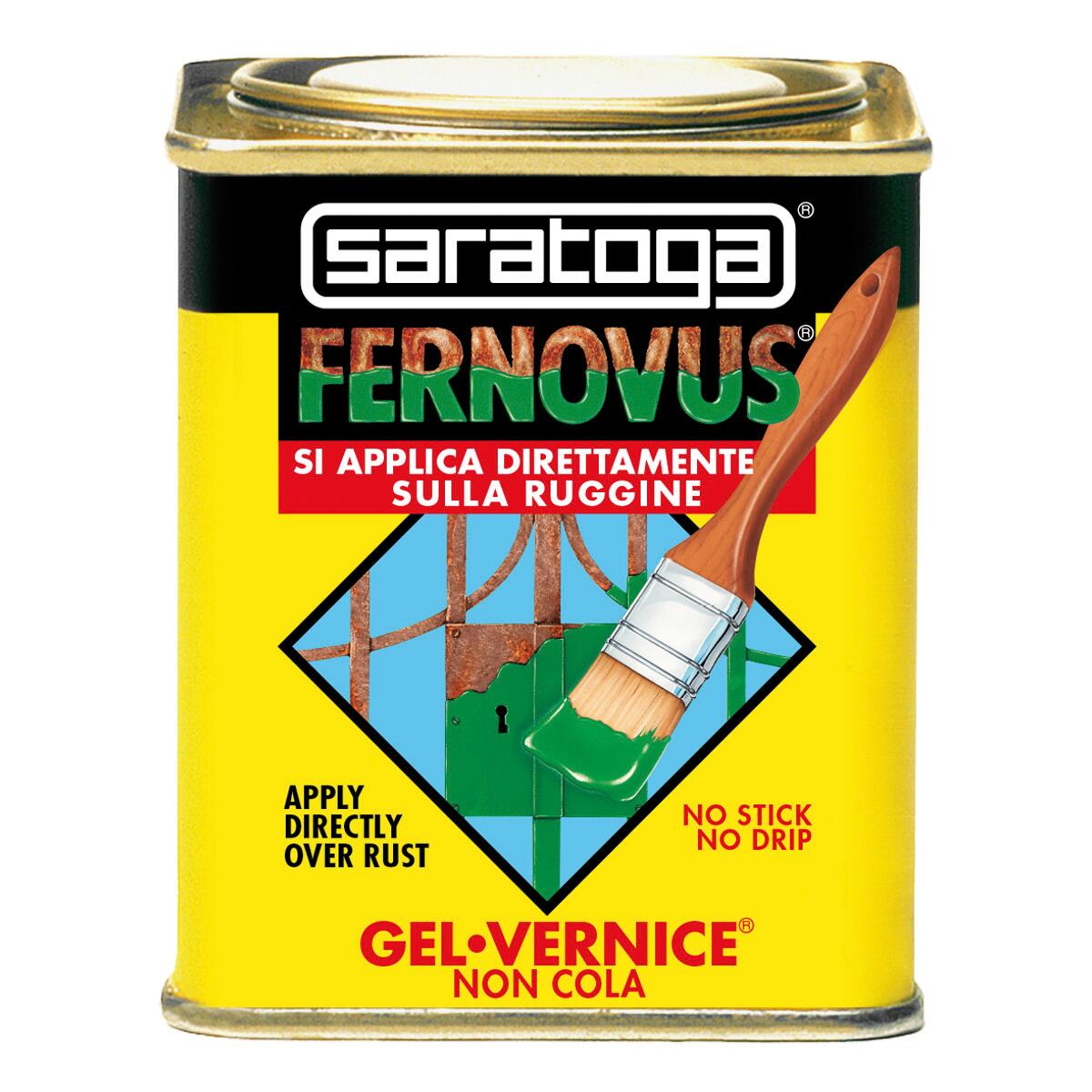 Vernice da esterno antiruggine per ferro SARATOGA Fernovus marrone castagna lucido, 0.250 l - 7
