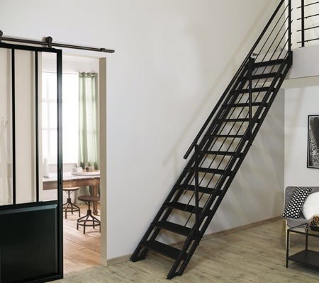  L'escalier Escavario : un escalier gain de place au style 100% industriel - 1