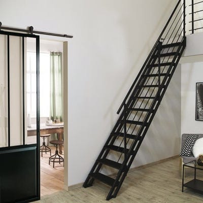  L'escalier Escavario : un escalier gain de place au style 100% industriel