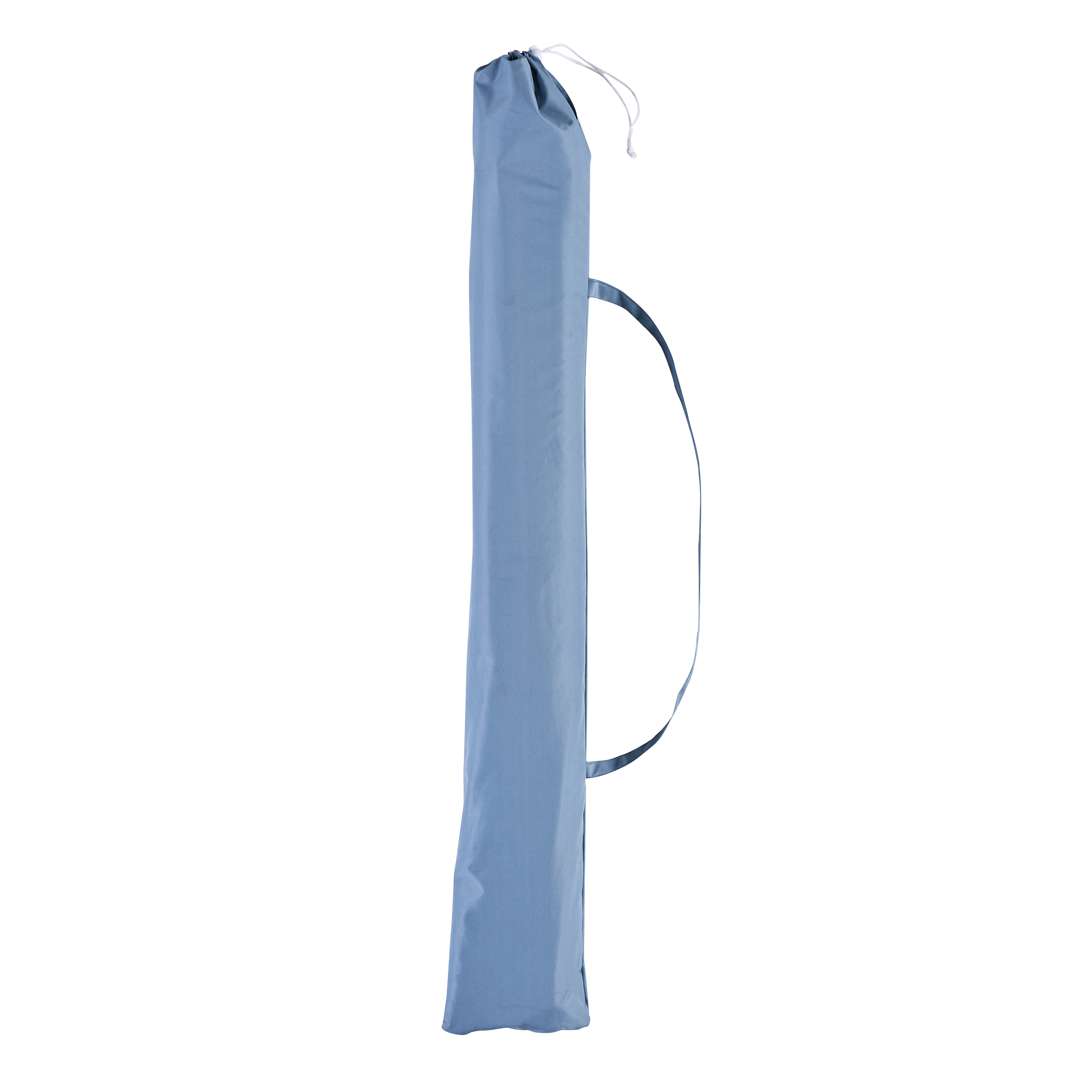 Parasol redondo de aluminio NATERIAL Vali azul de ø 200 cm - 5
