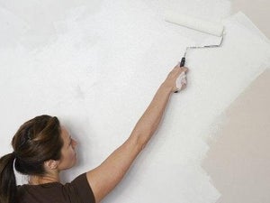Peinture blanche mur et plafond