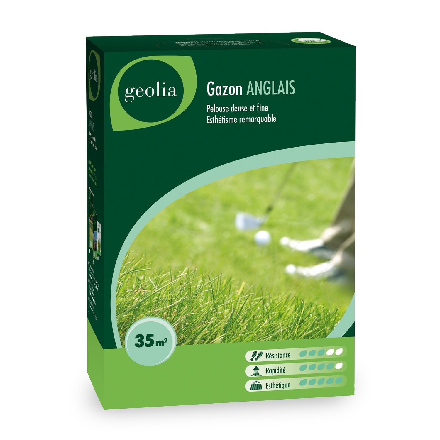 Gazon anglais GEOLIA, 1 kg, 35 m² Leroy Merlin