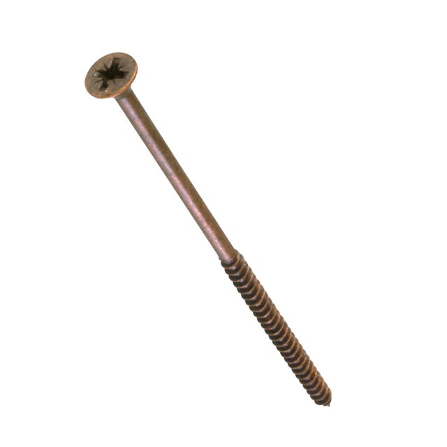 Vite STANDERS testa svasata in acciaio bronzato Ø3.5XL12 mm, 30 pezzi