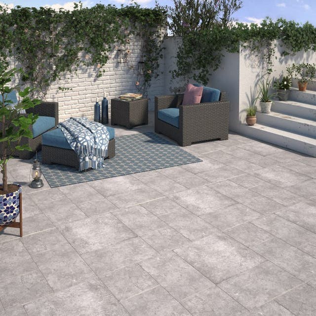 Photo d'un salon extérieur de jardin