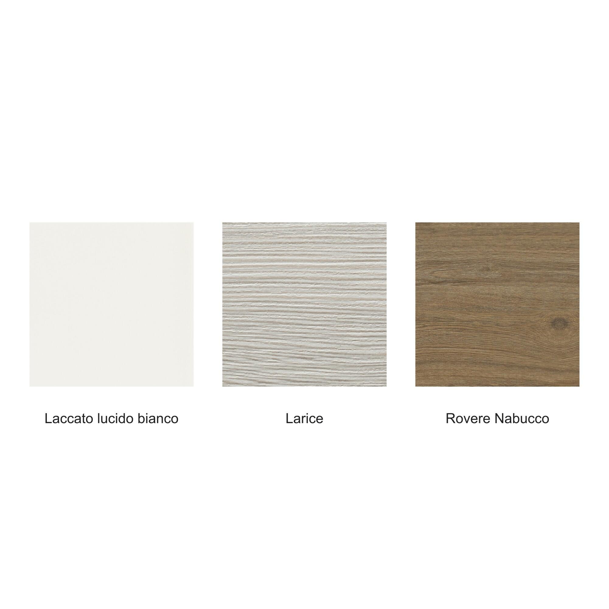 Mobile da bagno a terra L 70 x H 80 x P 33.5 cm bianco, 1 cassetto, 2 ante Rimini - 2