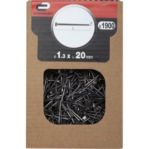 Clous à Tapissier Tête Plate 18x50mm Argentés – Lot De 20 Pour Meubles Et Tapisserie