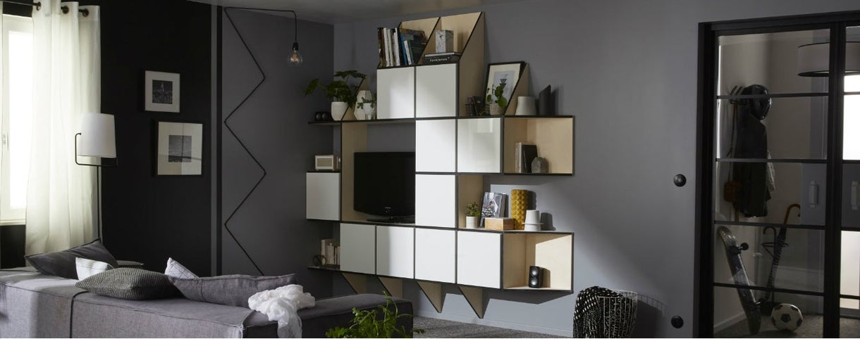 meuble t�l� leroy merlin