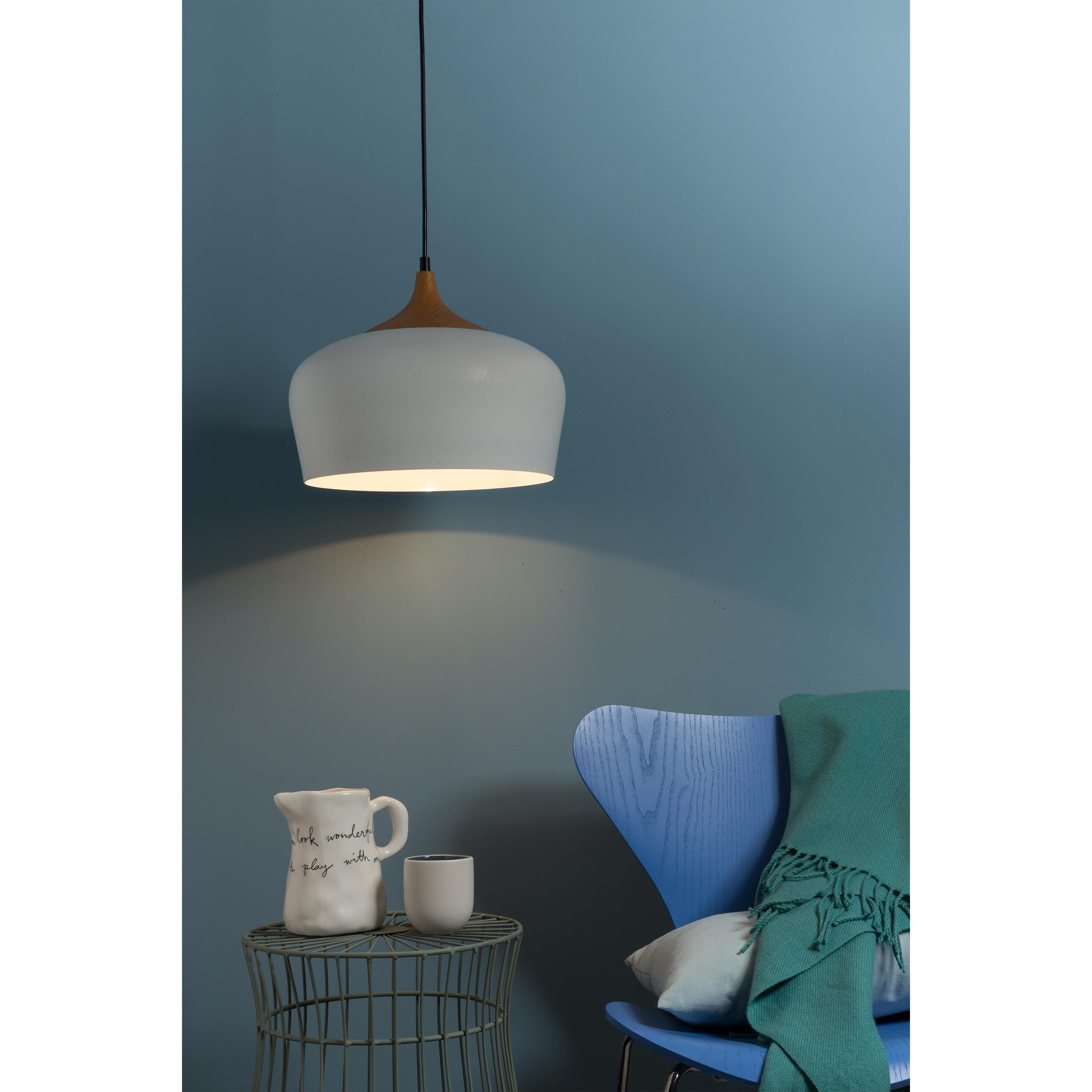 Pittura per interni lavabile, antigoccia, FLEUR blu hampton opaco, 2.5 L - 4