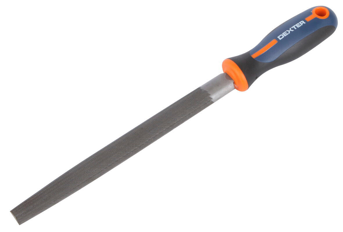 Lime Ronde En Acier - Longueur 200 Mm (taille Moyenne) - Pour Métal, Bois - Manche En Bois