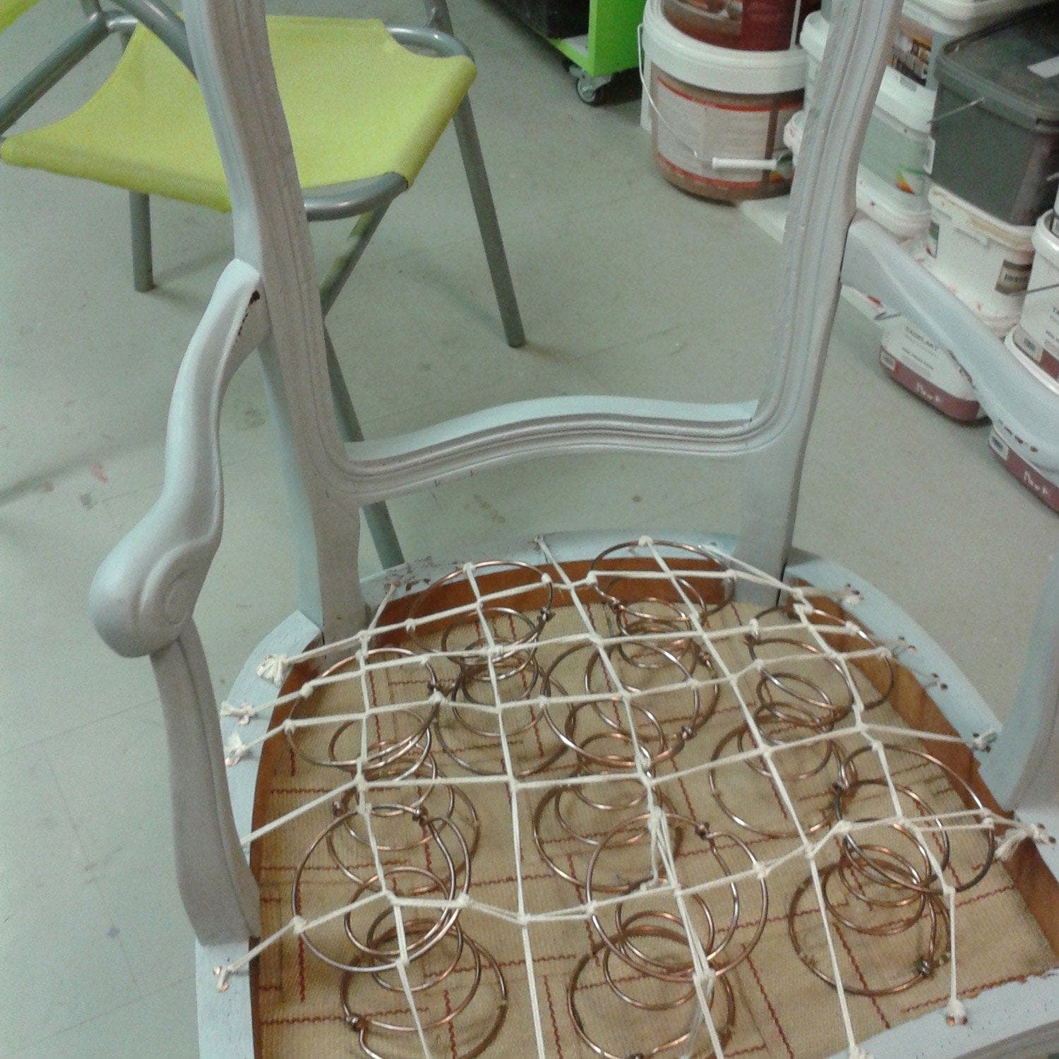 Atelier Make it : retapisser une chaise