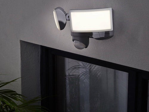 Nouveau projecteur LED extérieur 2023 avec capteur de mouvement, lumière de  sécurité blanche fraîche