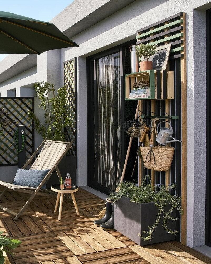 Un balcon transformé en potager gourmand