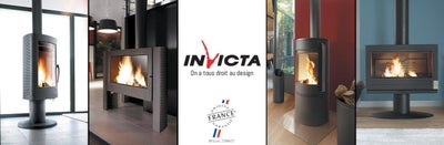 Invicta Shop 83 - • Poêle à bois 100 % FONTE • INVICTA 