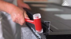 Photo du clipsage des tapées verticales