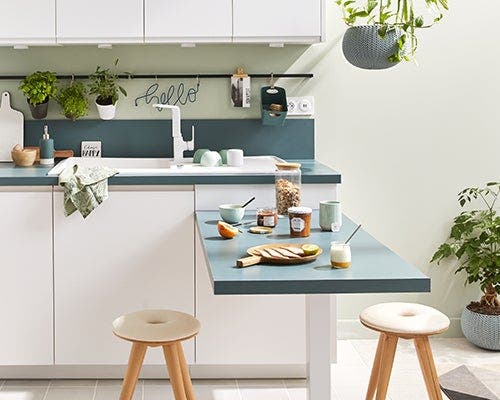 photo d'un plan de travail sur mesure