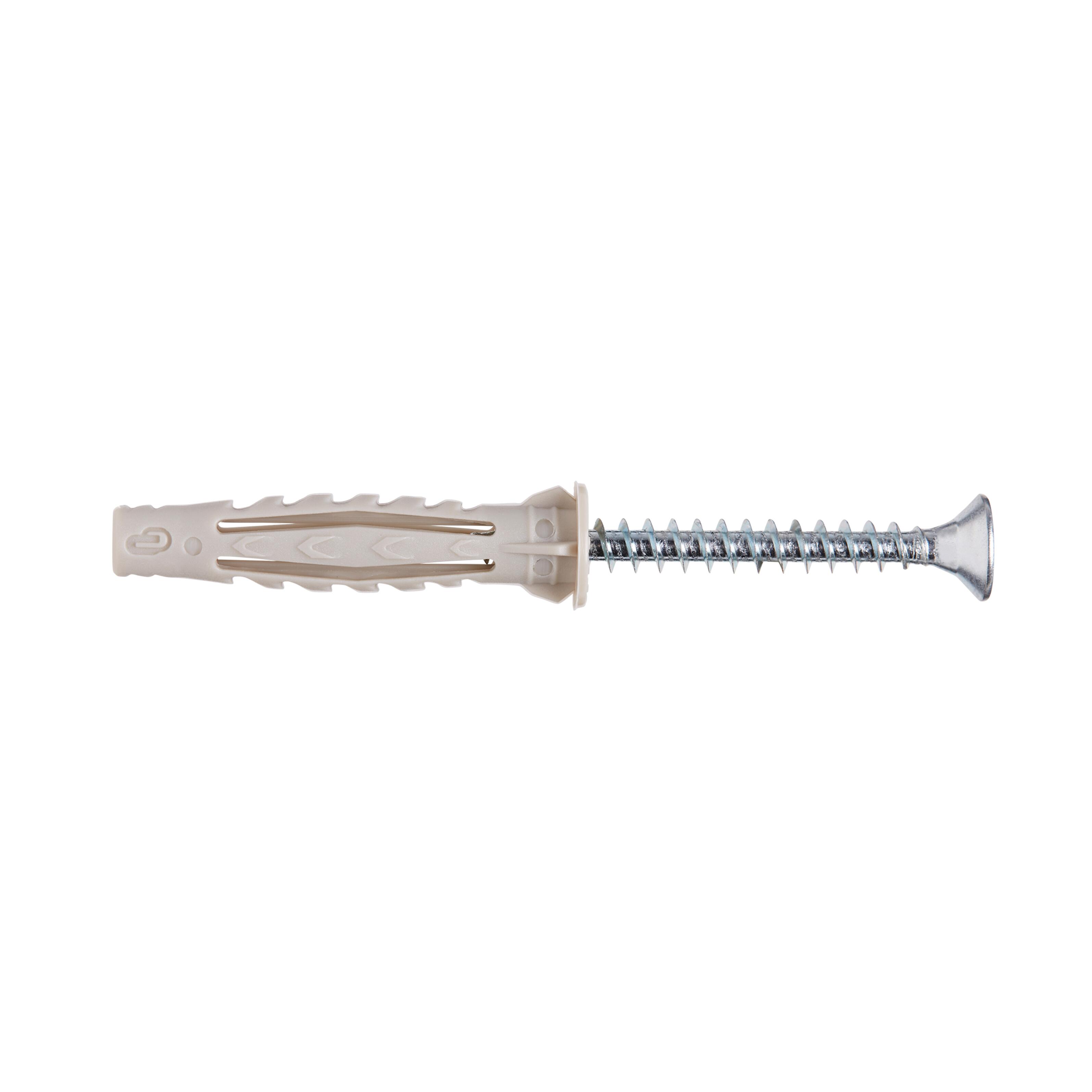 Tasselli A Percussione Klimas 8x60 Mm Con Viti In Acciaio Inox – 100 Pezzi Per Cemento E Mattoni