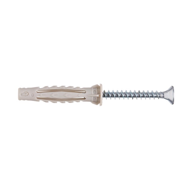 Set di tasselli con vite STANDERS in acciaio ø 8x50 mm, 10 pezzi