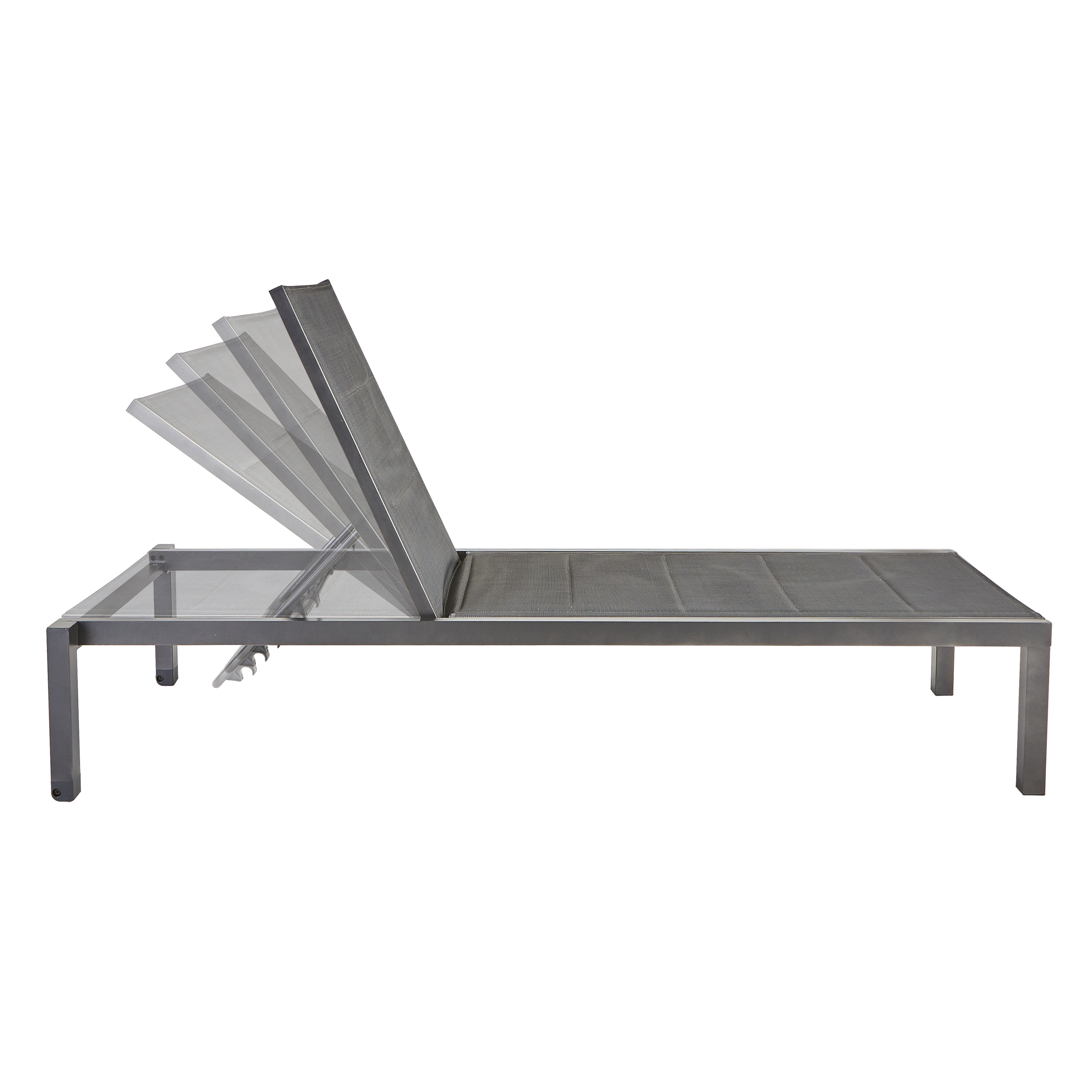 Bain de soleil en aluminium NATERIAL Aquila gris - 9