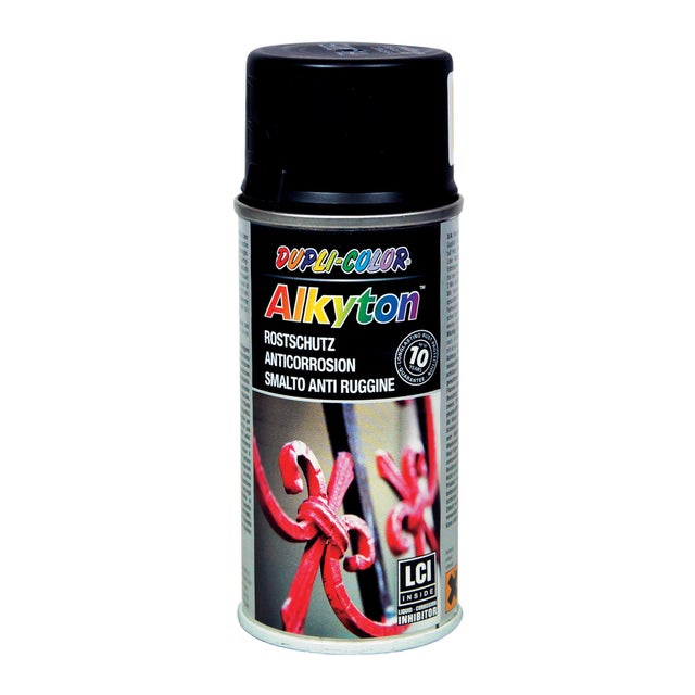 Vernice da esterno ALKYTON Iron nero opaco, 0.15 l