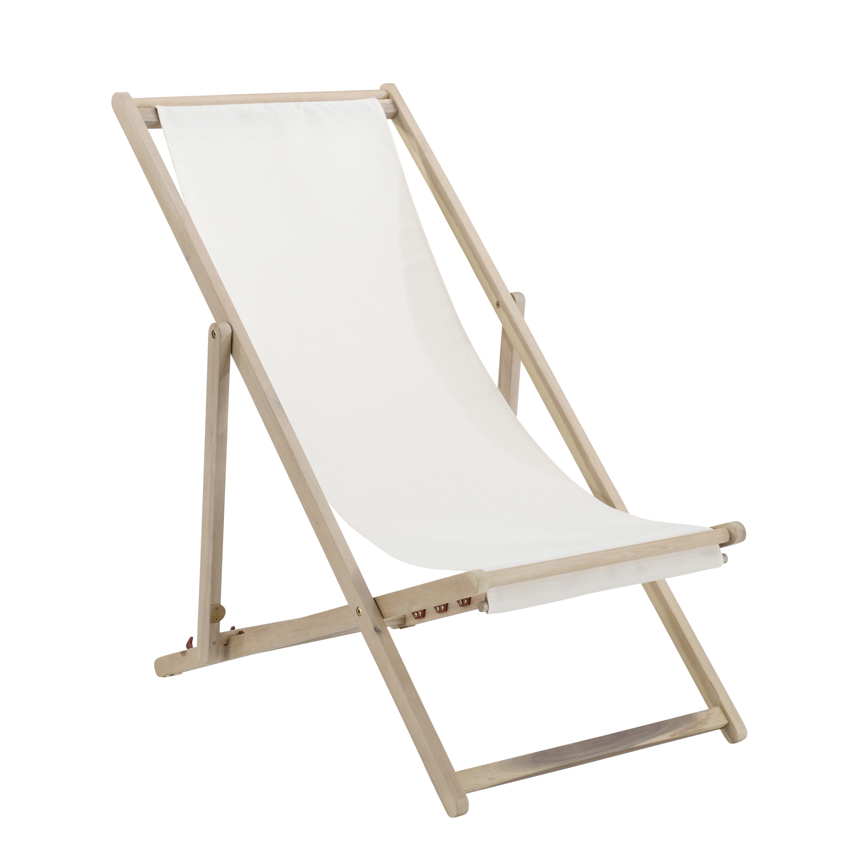 Cadeira de relax acácia bege Solis Naterial - 14