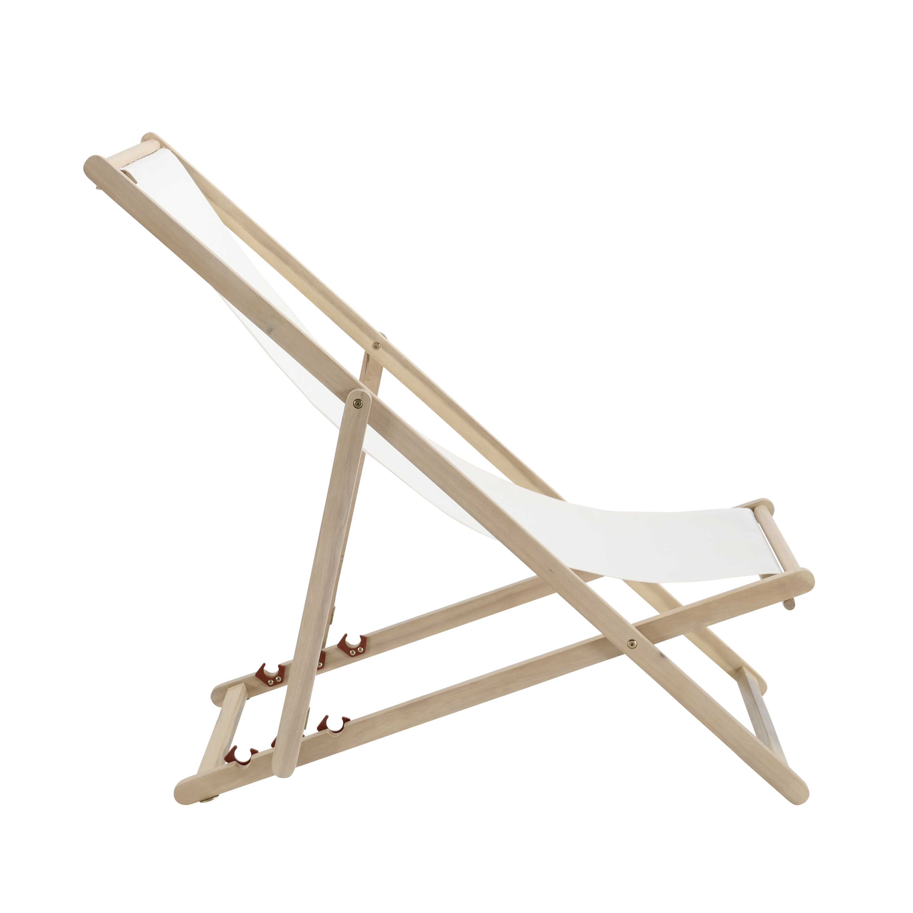 Cadeira de relax acácia bege Solis Naterial - 13