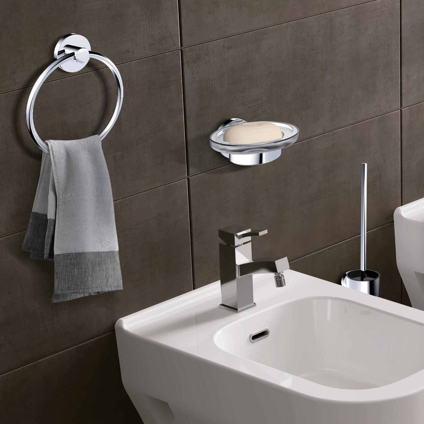 Baroni Home Piantana Porta Asciugamani a 3 Braccia, Acciaio, Metallo