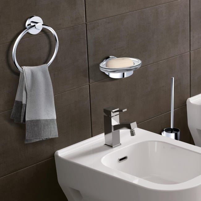 Baroni Home Piantana Porta Asciugamani a 3 Braccia, Acciaio, Metallo Baroni Home Piantana Porta Asciugamani a 3 Braccia, Acciaio, Metallo
